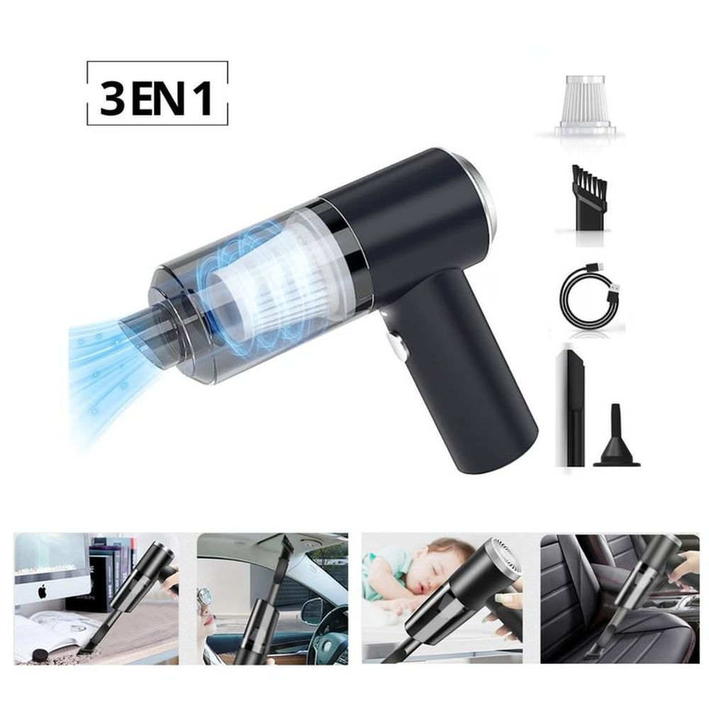 Mini Aspiradora Portátil Inalámbrica 3 en 1