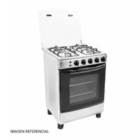 Cocina de Pie a Gas GLP 24"" Orange Barcelona 4 Hornillas Acero Inoxidable Plata