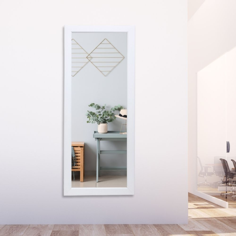 Espejo Rectangular Blanco 50x120cm Orange
