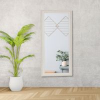 Espejo Rectangular Milano 62.6x132.6cm Orange
