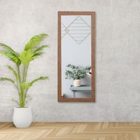 Espejo Rectangular Maple 50x120cm Orange