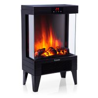 Estufa Chimenea Electrica Kendal Potencia 1800w Cobertura 20m2 Efecto Flama