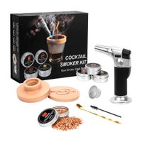 Kit Ahumador de Whisky con Soplete 4 Sabores de Virutas de Madera