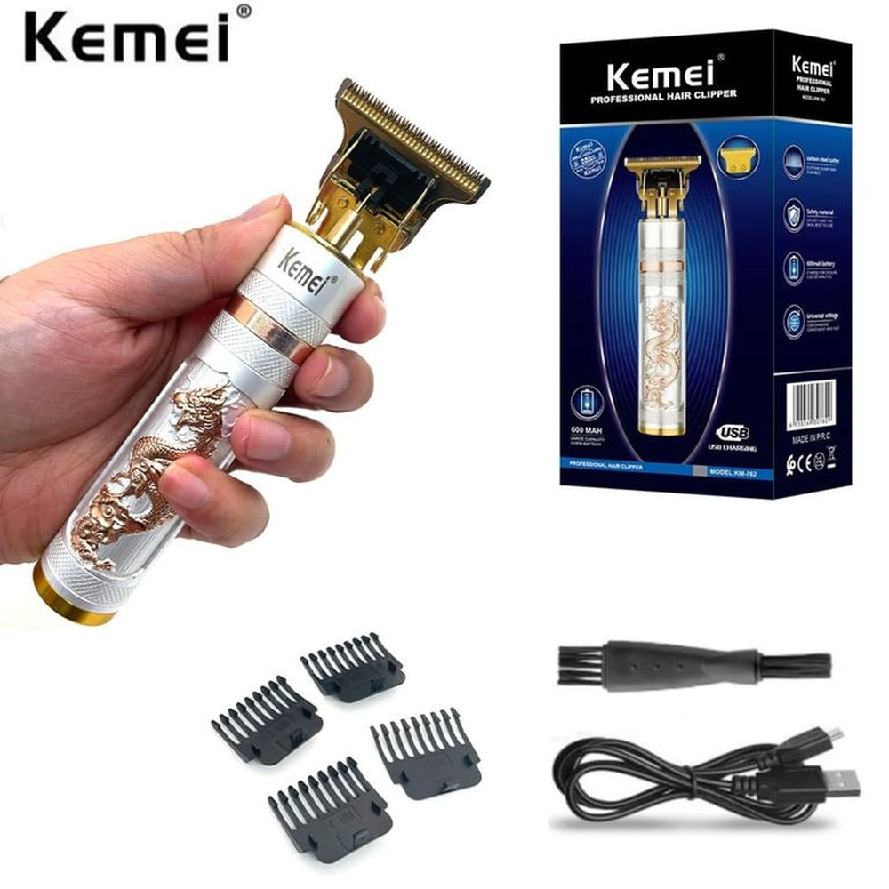 Máquina Cortador Trimmer KEMEI de Cabello Barba y Nariz