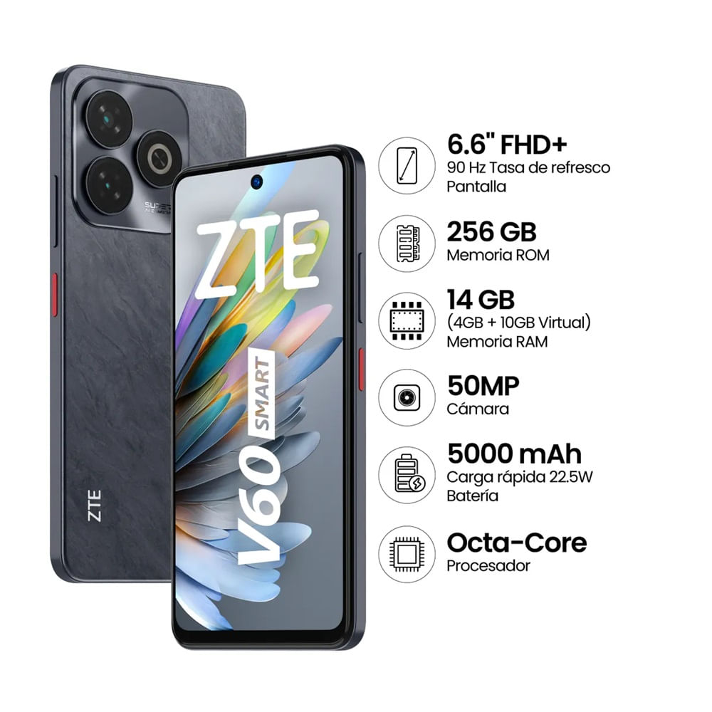 ZTE BLADE V60 Smart 4 256GB - NEGRO