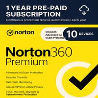Norton 360 Premium - 10 Device - 1 Año