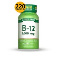 VITAMINA B12 1000MCG 220 NATURE'S TRUTH FRASCO CON 220 CAPSULAS