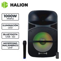 Parlante Portátil Halion PHA 15MDB USB BT 01 MICRÓFONO