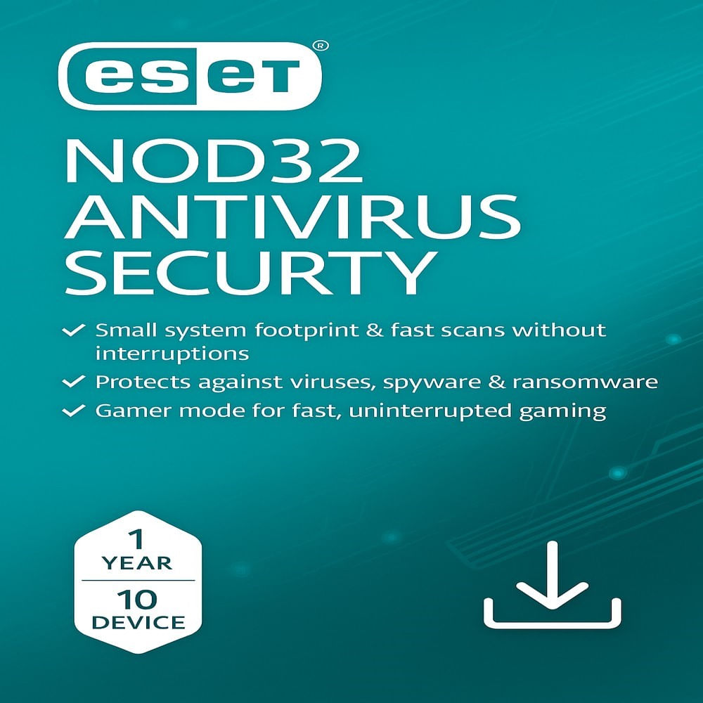 Antivirus ESET NOD32 Internet Security -10 dispositivos - 1 año