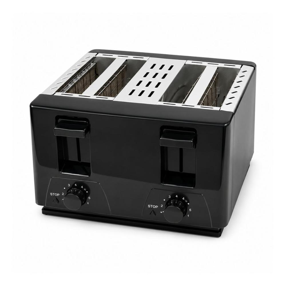 Tostadora Eléctrica SC-BRD03 de Acero Inoxidable 4 Panes 1500W