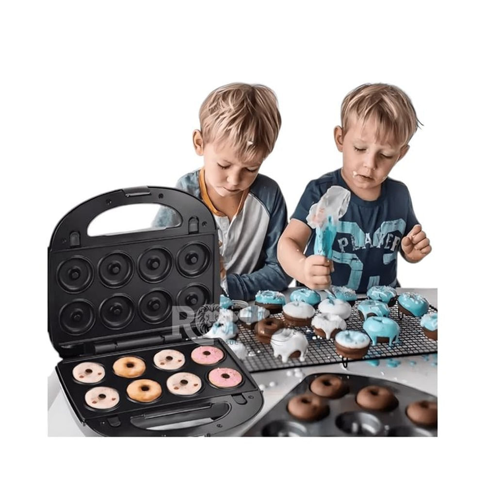 Máquina Para Donas RAF 850W Antiadherente Eléctrica