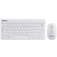 Kit Teclado Mouse Inalámbricos BLANCO