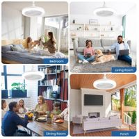 FOCO VENTILADOR DE TECHO PACK X2 UNIDADES