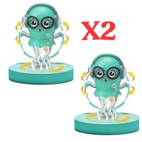 Pulpo X2 Interactivo Eléctrico -Turquesa NAVIDEÑO