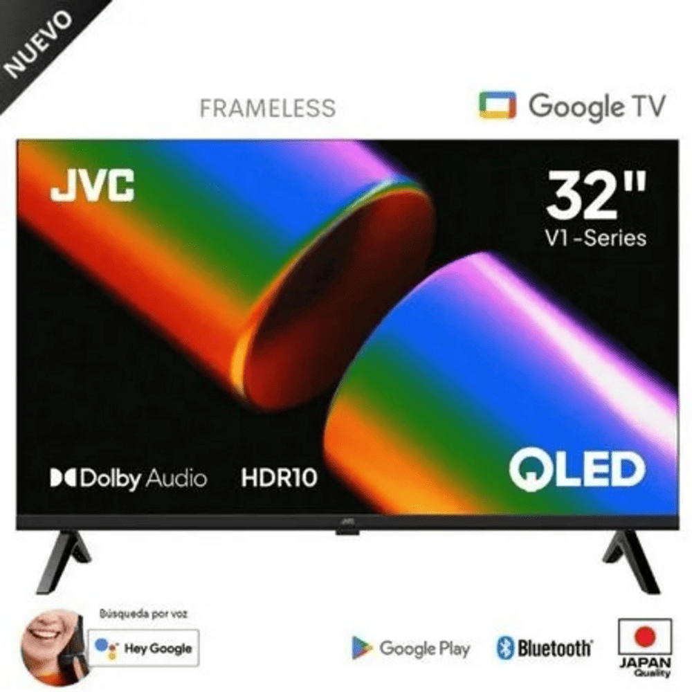 TELEVISOR JVC 32 QLED GOOGLE TV HD - LT-32KM1584