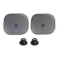 Set 2 Parasoles Laterales de Auto Gris B-EQUIP BEQ1001