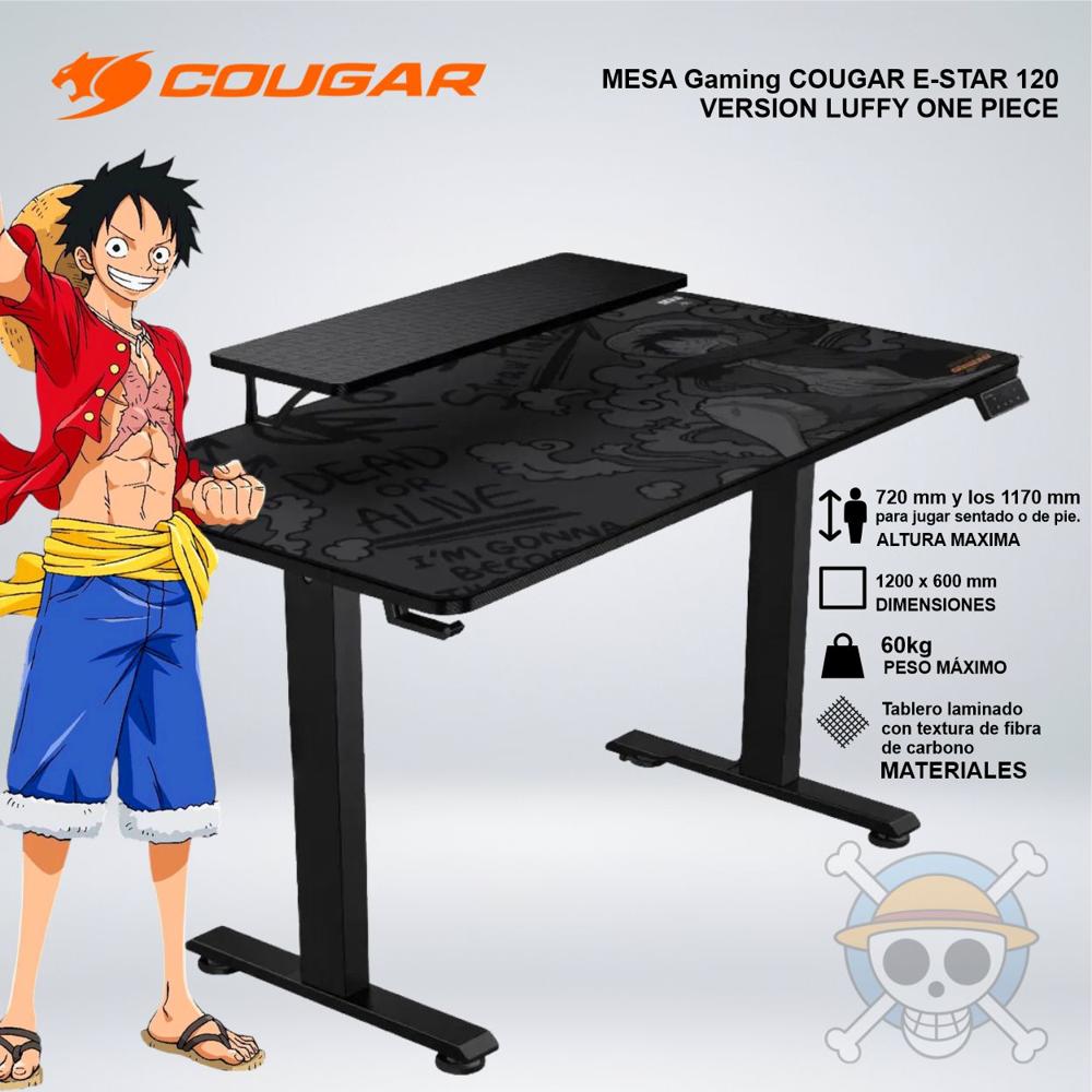 MESA GAMING COUGAR E-STAR 120 EDICION LUFFY - ONE PIECE
