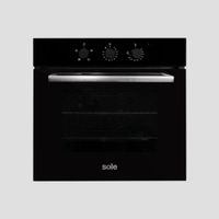 Horno Empotrable Compact Eléctrico 60cm 57L Negro Sole SOLHO013V3