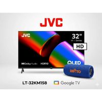 TELEVISOR JVC 32 QLED TV GOOGLE TV HD - LT-32KM1584 - Parlante EWTTO Premium 30 W EW-P110BA