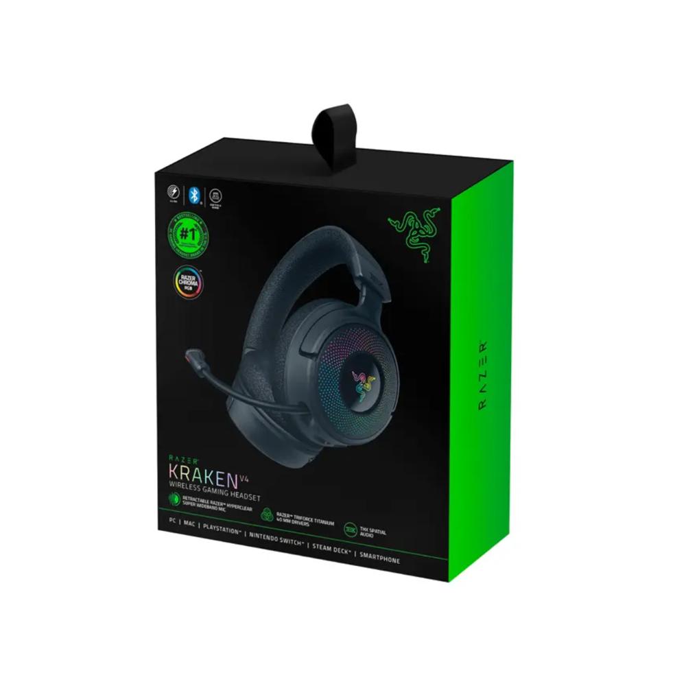 AURICULARES RAZER KRAKEN V4 70H WIRELESS - Bluetooth- USB-A