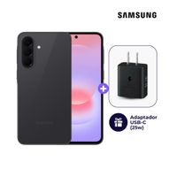 Samsung Galaxy A37 5G 256GB 8GB Ram Gris Oscuro y Adaptador USB-C Samsung Original 25W