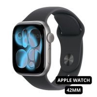 Apple Watch Series 11 Space Gray Aluminio GPS 42mm con Sport Band