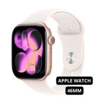 Apple Watch Series 11 Rose Gold Aluminio GPS 46mm con Sport Band