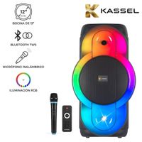 Parlante Portátil Kassel K1214 Boufer 12"" USB BT TWS 01 MICRÓFONO