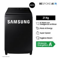 Lavadora AI Wash Ecobubble 21KG WA80F21B9B