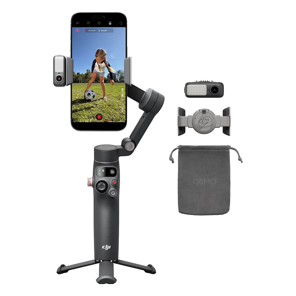 DJI Osmo Mobile 8 - Estabilizador para celulares y módulo multifuncional