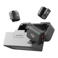 Micrófono inalámbrico DJI Mic Mini con 2 TX 1 RX y estuche de carga Hasta 48 horas de duración
