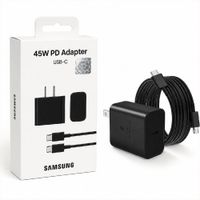 Cargador para Samsung 45w Tipo c Negro