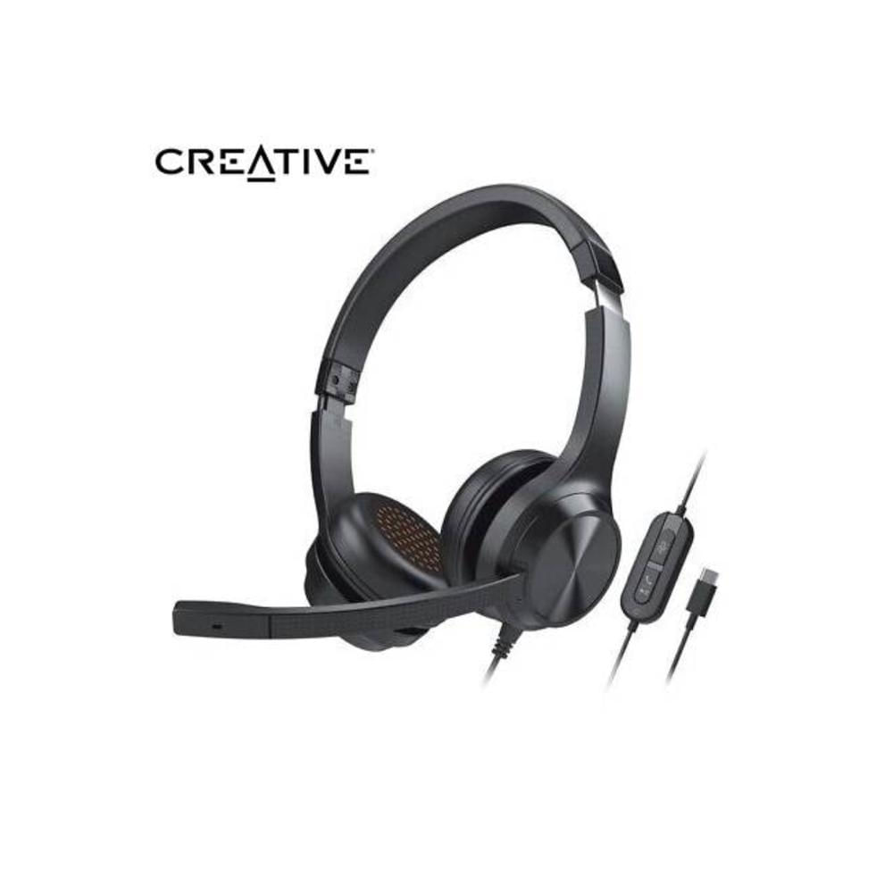 AURICULARES CON MICROFONO CREATIVE CHAT USB 51EF0980AA000