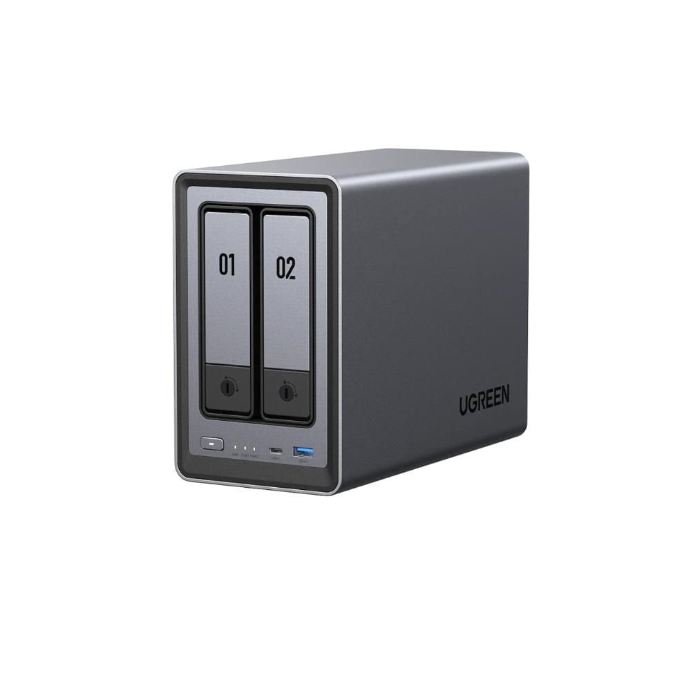 NAS UGREEN NASYNC DXP2800 NAS 2 BAHÍAS 2.5GBE - ALMACENAMIENTO EN RED INTELIGENTE