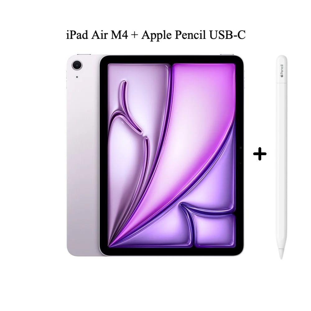 iPad Air 11"" Chip M4 WiFi 128GB Purple + Apple Pencil USB-C