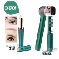 KIT Depilador de Cejas y Peine Alisador