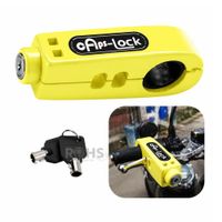 Candado Antirrobo para Acelerador De Moto Amarillo