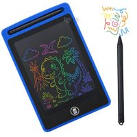 Pizarra Mágica LCD Escribe Dibuja y Borra fácilmente Azul 8.5 Pulgadas para Niños