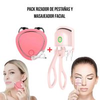 Pack Rizador de Pestañas Eléctrico + Masajeador Facial