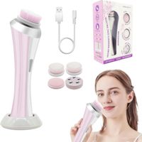 Masajeador y Limpiador Facial 3 en 1 Inalambrico Recargable GBL-737