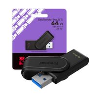 Memoria Flash USB Kingston DataTraveler Exodia S 64GB USB 3.2 Gen 1 Negro