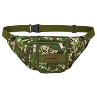 Canguro Táctico XL Full Force Multi Bolsillos Verde Camuflado