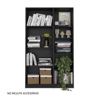 Combo Modular: 2 Estantes 8 Niveles Home Wengué