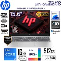 Laptop HP 15-FD0271LA Intel Core i7-1355U 16GB RAM 512GB SSD 15.6 FHD WIN 11
