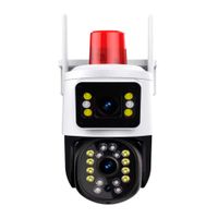 Cámara de Seguridad Doble Lente Alta Resolución 360
