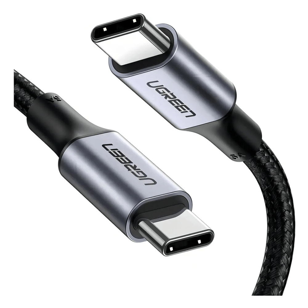 Cable UGREEN USB-C a USB-C 100W 50 CM PD 3.0 Carga Rápida