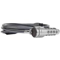Cable de Seguridad Targus DEFCON ASP66GLX Candado Laptop Combinación Reajustable