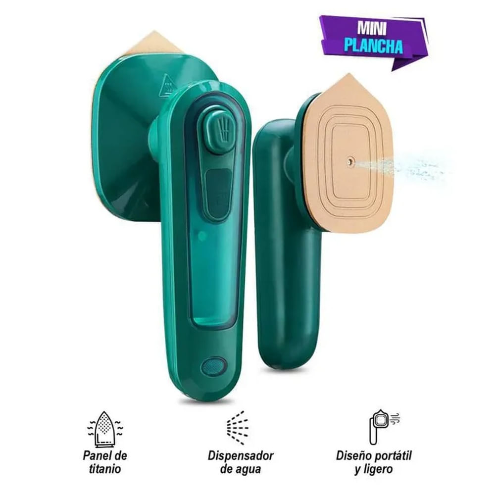 Mini Plancha a Vapor de Mano Electrica Portátil para Viajes