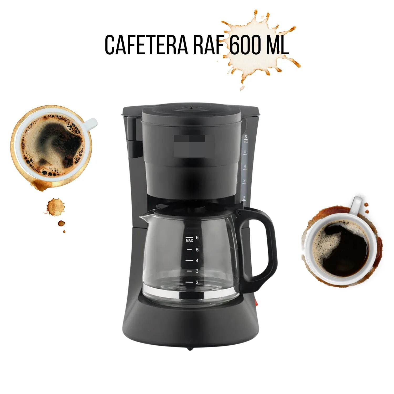 Maquina de Cafe Pasado 680W - Cafetera Automática para Hogar y Oficina