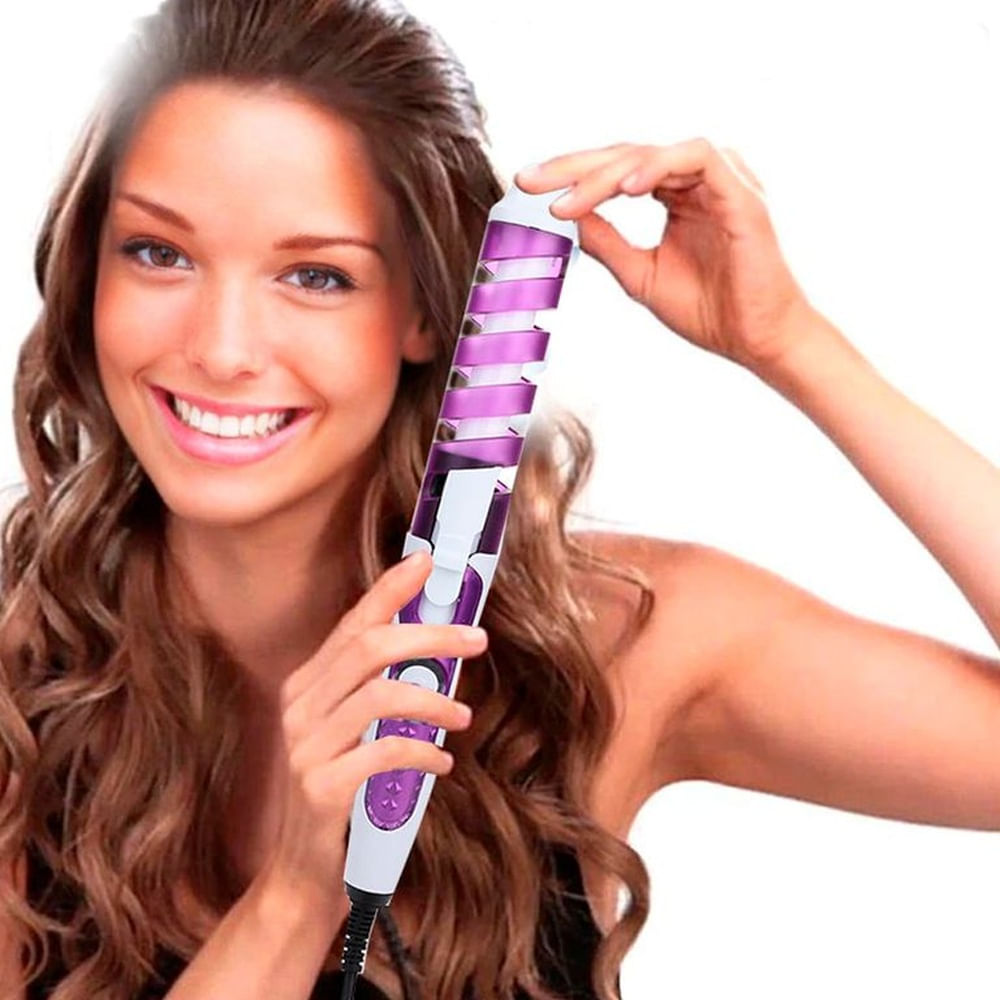 Tenaza Electrico Rizador Ondulador De Cabello Rizhen Hair Curler